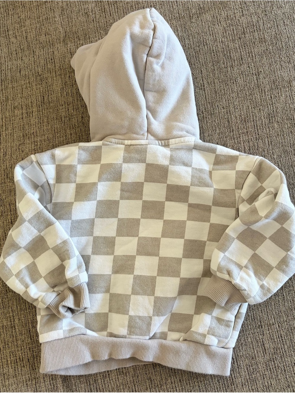 Little Bipsy Checkered Hoodie Set - Picture 3 of 7